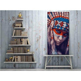 Painting by Numbers Woman Native American Tradition